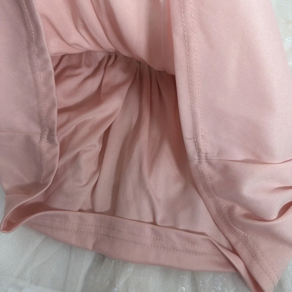 Little Lass‎ Pink Frilly 2T Dress. Lace Tulle And Ruffle.